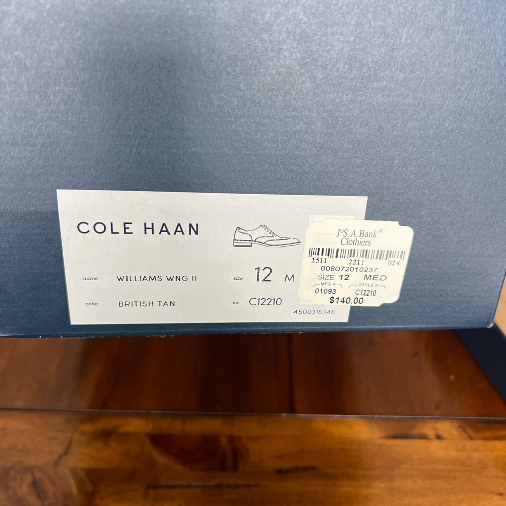 Cole Haan Brown Leather Oxfords - Picture 8 of 9